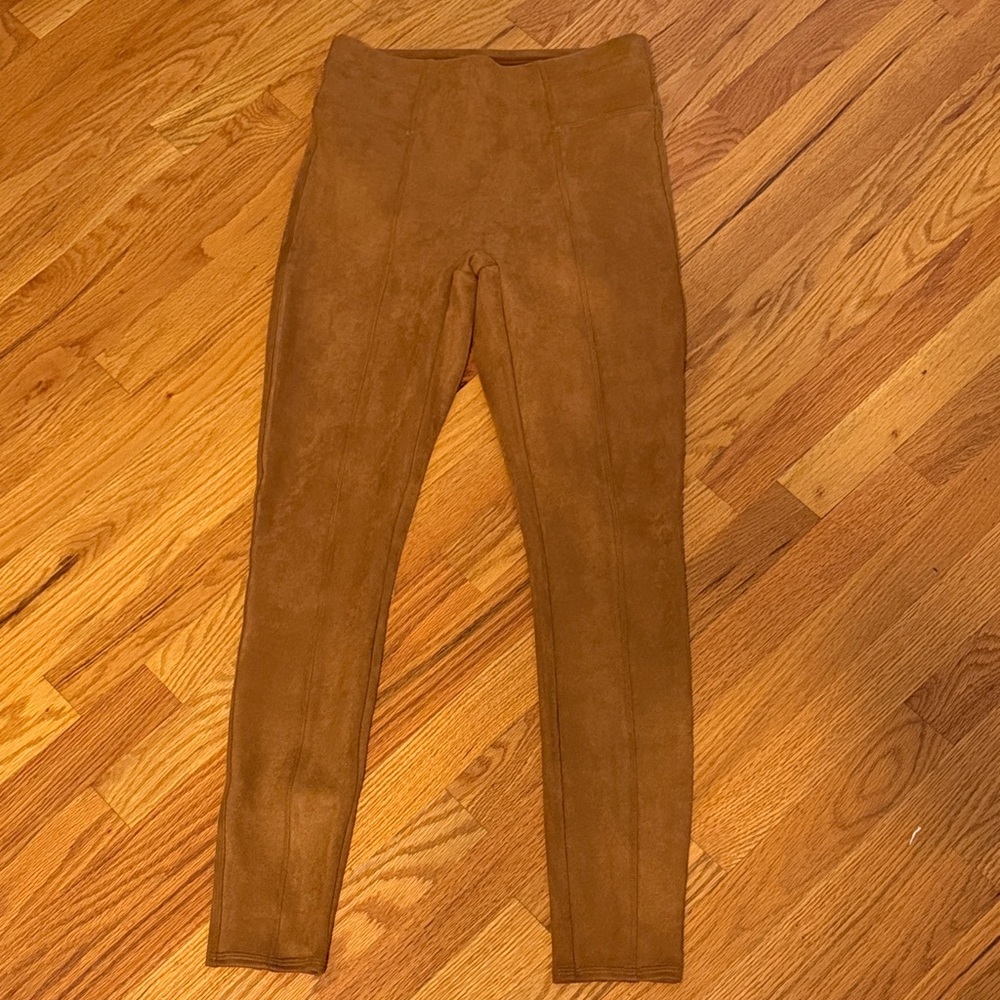 Spanx Faux-Suede Leggings - Picture 2 of 3